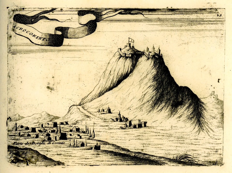 Acrocorinto - Coronelli Vincenzo - 1688