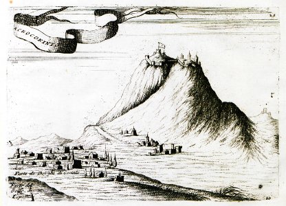 Acrocorinto - Coronelli Vincenzo Maria - 1708