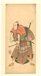 Acteur Sawamura Sojuro II klaar om te vechten-Rijksmuseum RP-P-1956-658