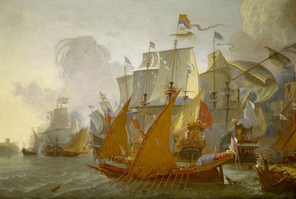 Action Between the Dutch Fleet and Barbary Pirates RMG BHC0849