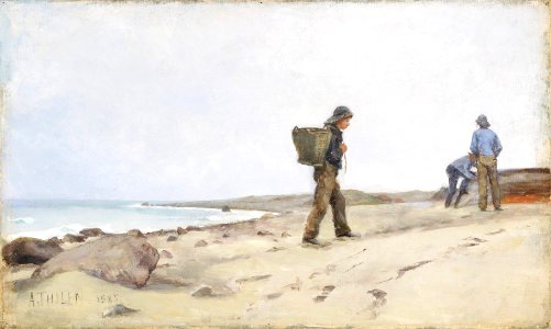 Ada Thilén - Oyster Pickers - A-2001-345 - Finnish National Gallery