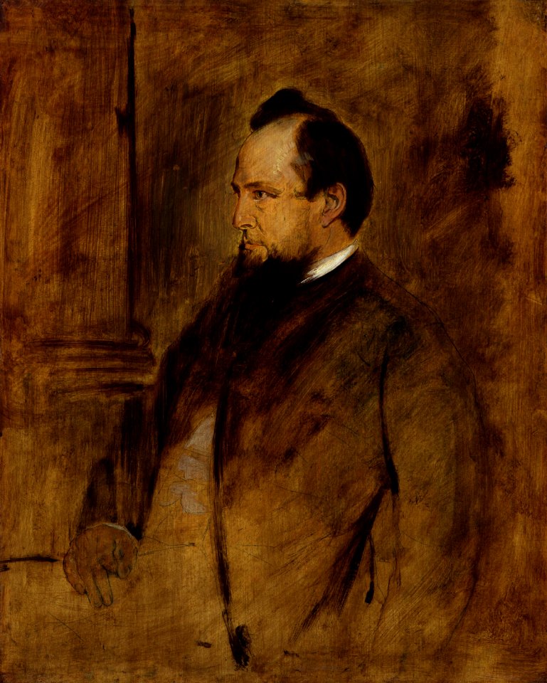 John Acton, 1st Baron Acton by Franz Seraph von Lenbach