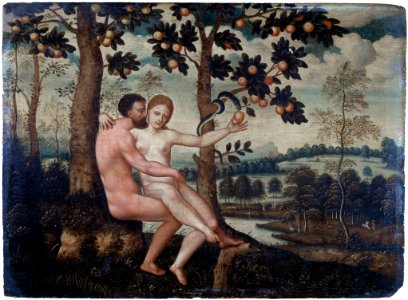 Adam and Eve - Nationalmuseum - 23830FXD. Free illustration for personal and commercial use.