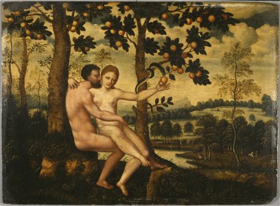 Adam and Eve - Nationalmuseum - 23830. Free illustration for personal and commercial use.