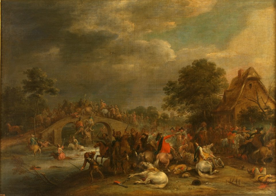 Adam Frans van der Meulen - Clash of cavalry