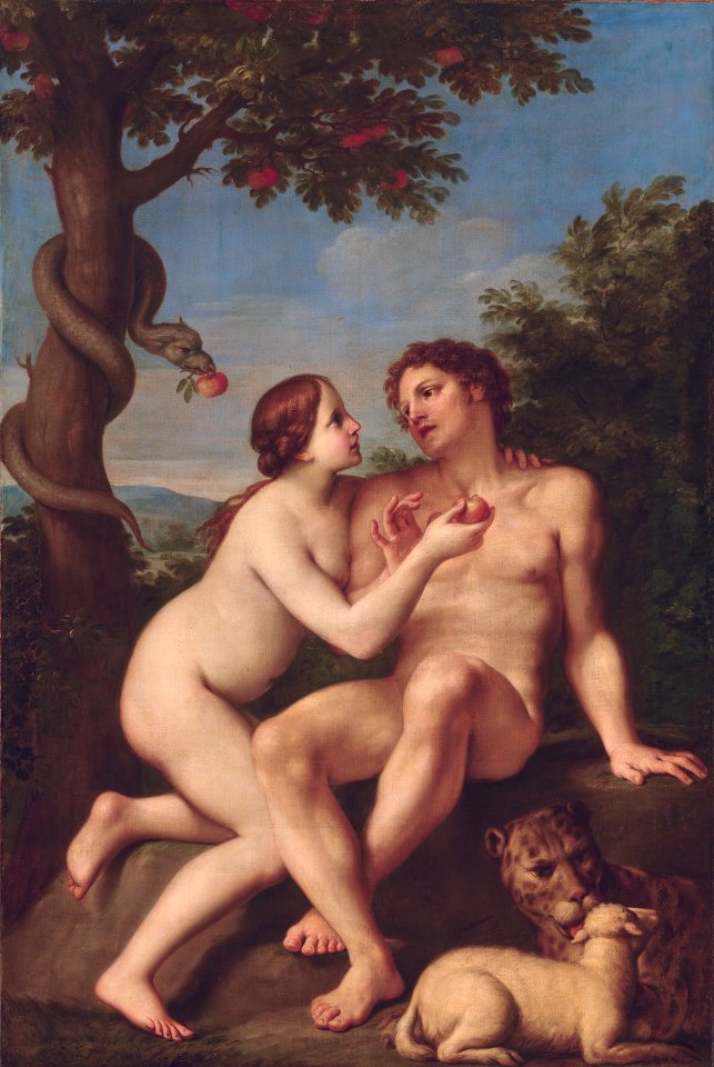 Adam and Eve, by Marcantonio Franceschini