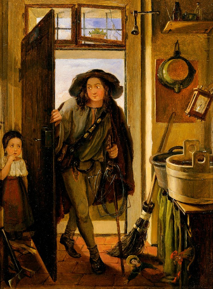 Adam Brenner - Der Drahtbinder in der Küche - 2765 - Kunsthistorisches Museum