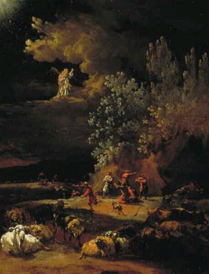 Adam Colonia - De verkondiging van de engel aan de herders - 1126 (OK) - Museum Boijmans Van Beuningen