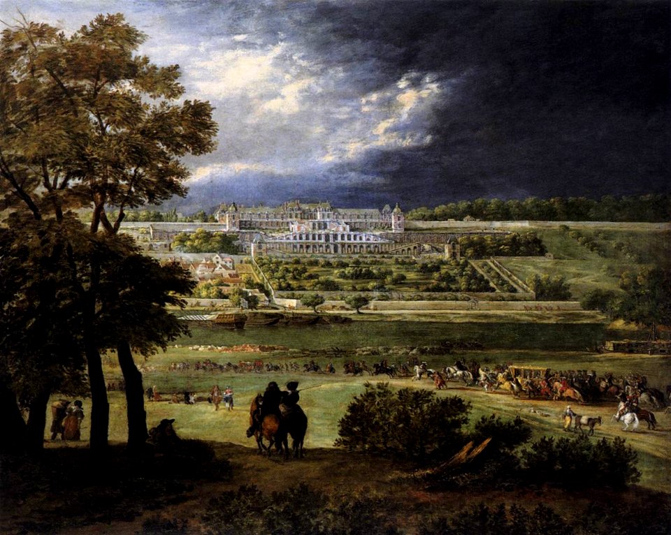 Adam Frans van der Meulen - The New Château at Saint-Germain-en-Laye - WGA15112
