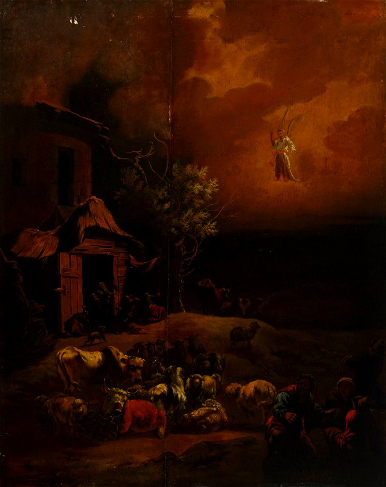 Adam de Colonia - The Annunciation of the Shepherds - A III 2069 - Finnish National Gallery