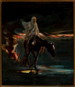 Adam Chmielowski - Death and conflagration, central section of the triptych “Disaster” - MP 1416 - National Museum in Warsaw
