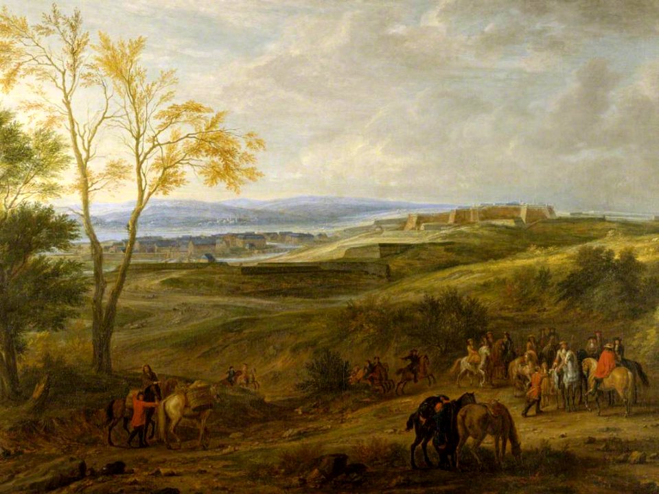 Adam Frans van der Meulen (1631-1632-1690) - Louis XIV (1638–1715), King of France, at Charleroi - 486260 - National Trust