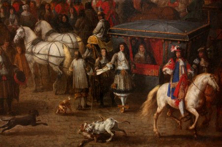 Adam Frans van der Meulen - Louis XIV traversant le Pont-Neuf 4