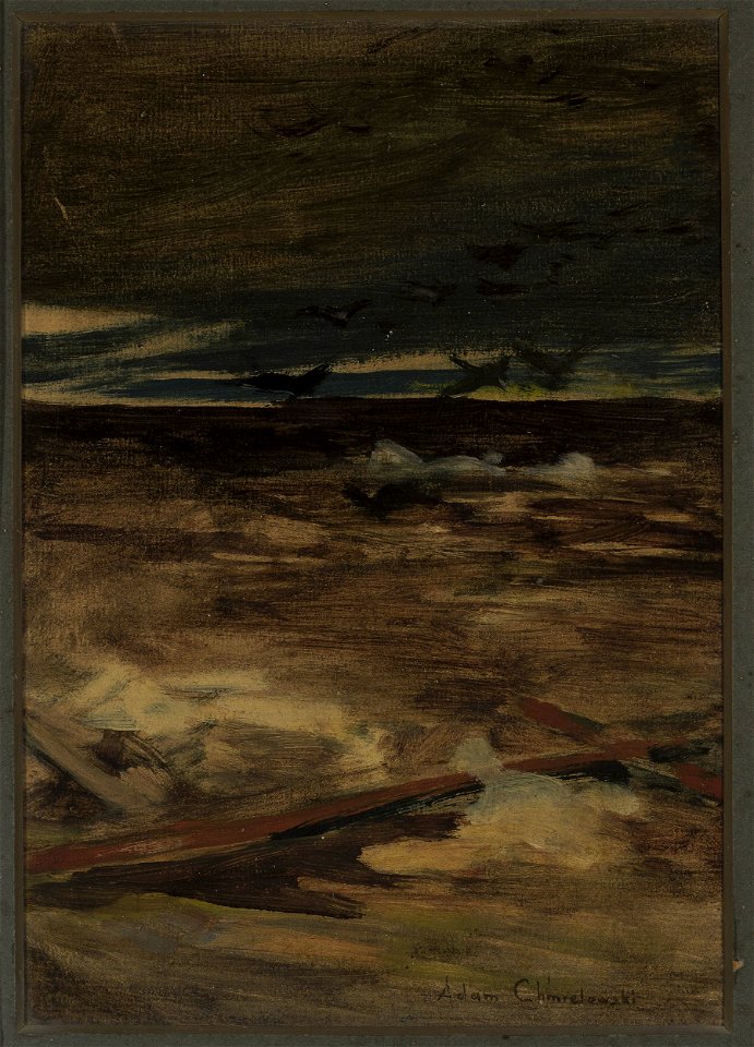 Adam Chmielowski - Pestilence, section of the triptych “Disaster”, sketch - MP 1418-c MNW - National Museum in Warsaw