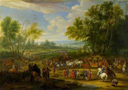 Adam Frans van der Meulen (1631-1632-1690) - A Cavalcade - EU0725 - The Torrie Collection