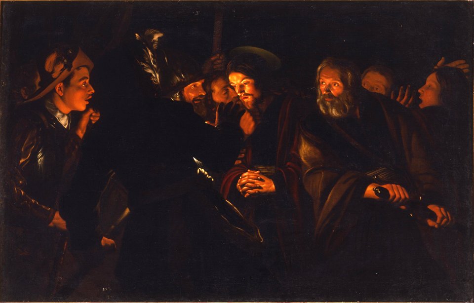 Adam de Coster or Gerard Seghers - The arrest of Jesus