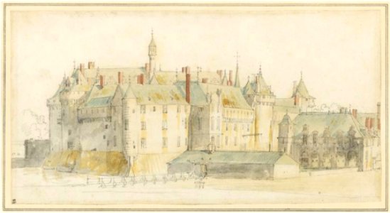 Adam Frans van der Meulen - View of the Castle of Chantilly