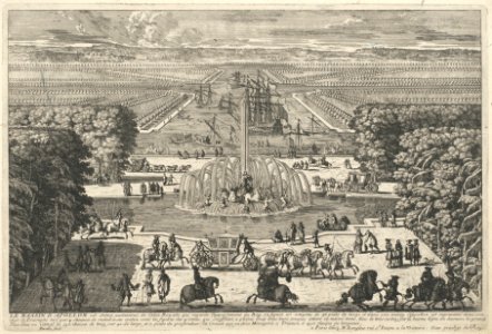 Adam Perelle, Le Bassin d'Apollon (The Fountain of Apollo, Versailles), 1680s