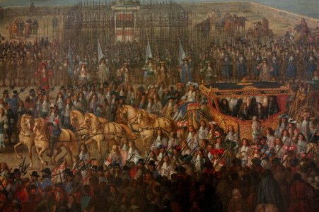 Adam Frans van der Meulen - Louis XIV traversant le Pont-Neuf 3