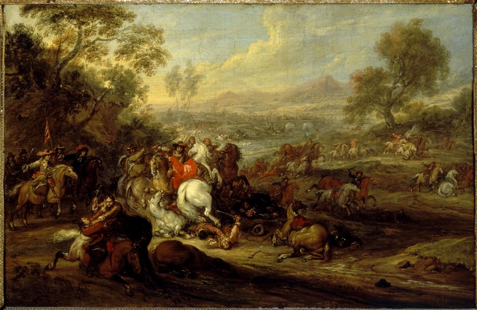 Adam Franz Van Der Meulen - Choc de cavalerie ou Combat de cavalerie - PDUT949 - Petit Palais