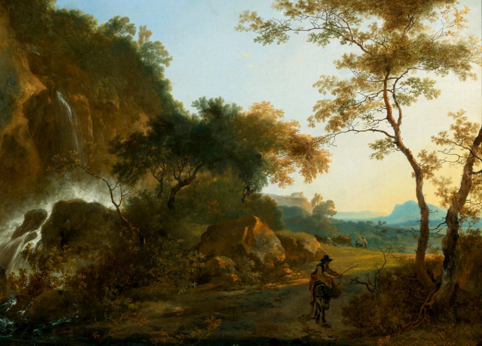Adam Pynacker - Landscape with Waterfall 592N08825 68NS4