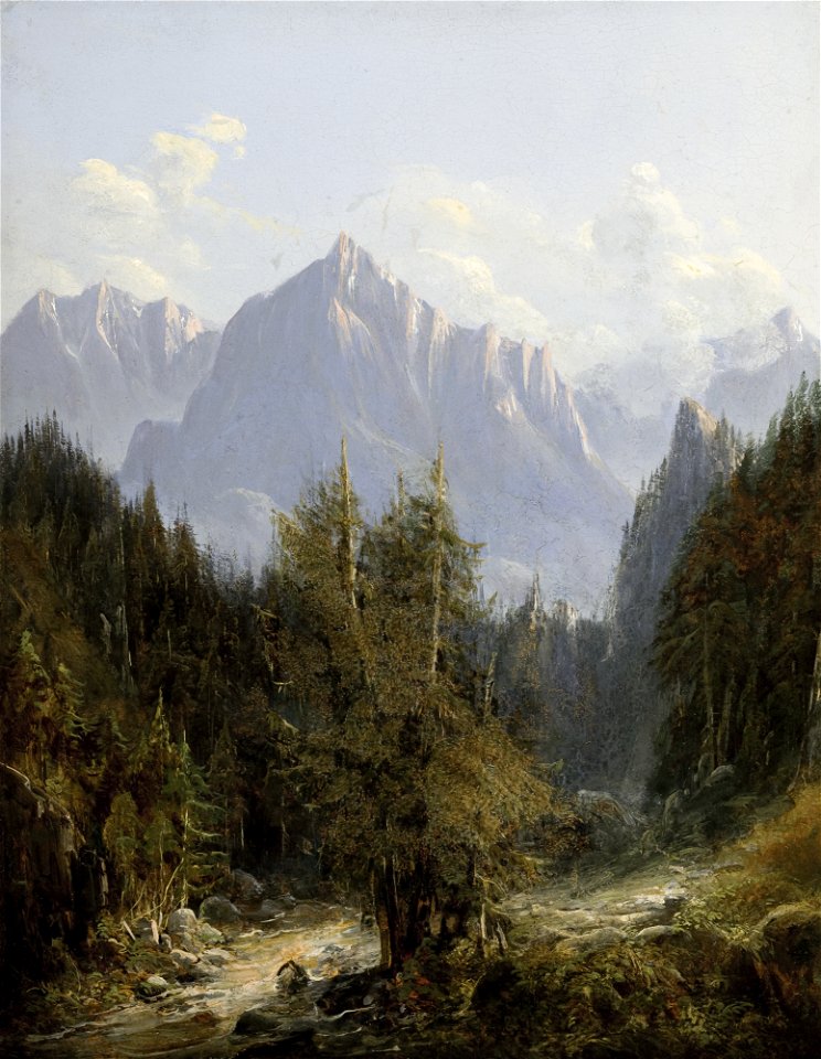 Adam Gorczyński - Road to the Morskie Oko Lake - MNK II-a-57 - National Museum Kraków