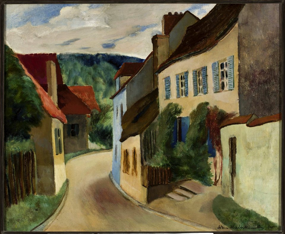 Adam Malicki - Paris – landscape - MPW 3202 MNW - National Museum in Warsaw