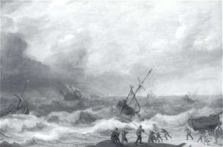 Adam Willaerts - Schepen op een stormachtige zee - 41 - Städel Museum