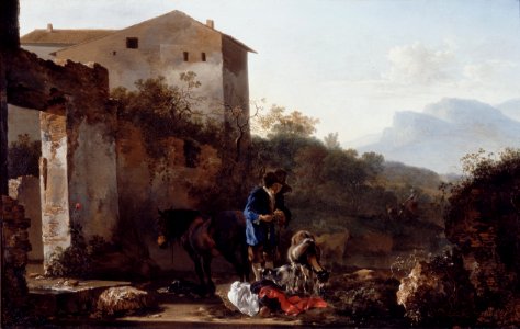 Adam Pynacker - Landscape with a Goatherd - 150-1982 - Saint Louis Art Museum