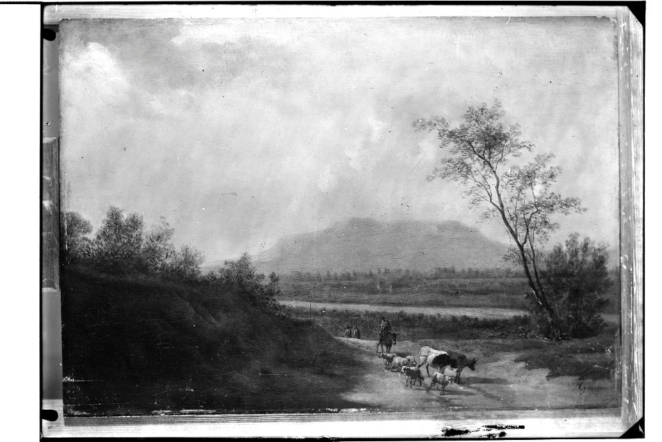 Adam Pijnacker - Italian landscape with a herd - M.Ob.1208 MNW - National Museum in Warsaw