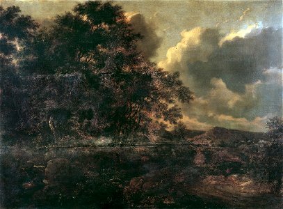 Adam Pynacker (c.1620-1622-1673) (circle of) - Wooded Landscape - A73 - Holburne Museum