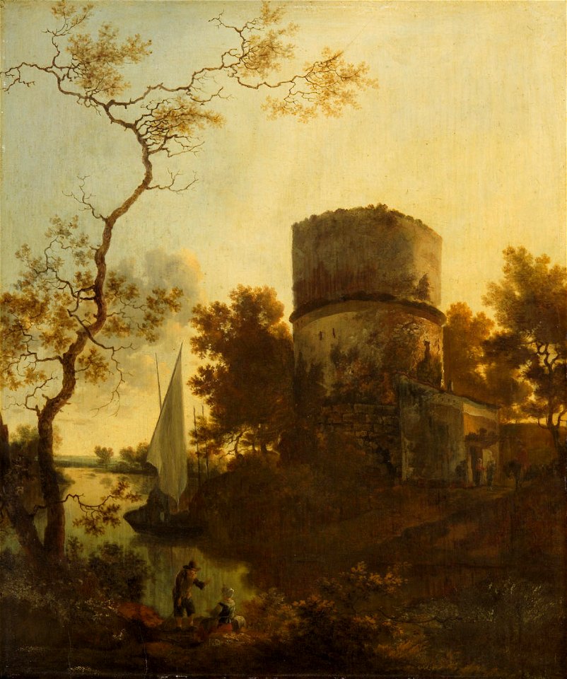 Adam Pynacker, , Kunsthistorisches Museum Wien, Gemäldegalerie - Landschaft bei Tivoli - GG 463 - Kunsthistorisches Museum