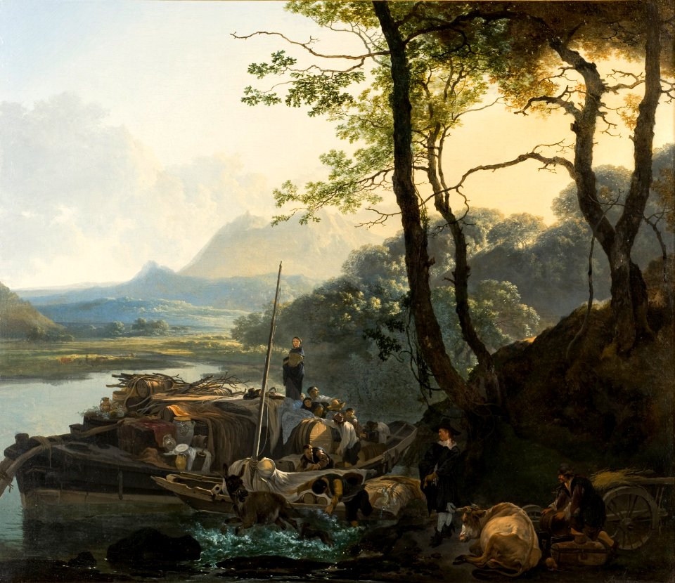 Adam Pynacker - The Ferryboat - 1990.6 - Clark Art Institute