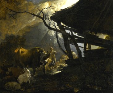 Adam Pynacker - Annunciation to the Shepherds 216N09335 4D8WV
