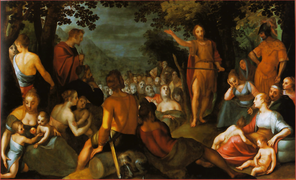 Adam van Noort - The preaching of John the Baptist