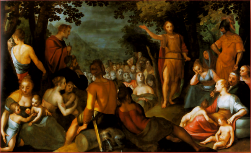 Adam van Noort - The preaching of John the Baptist