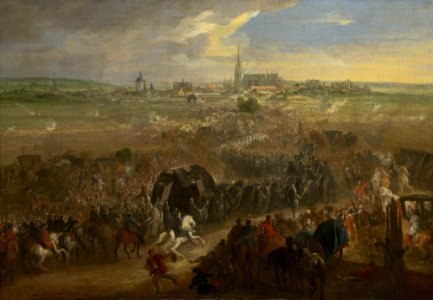 Adam-François van der Meulen (1632-90) - The Funeral of Marie Therese, Queen of France, 10 August 1683 - RCIN 404781 - Royal Collection