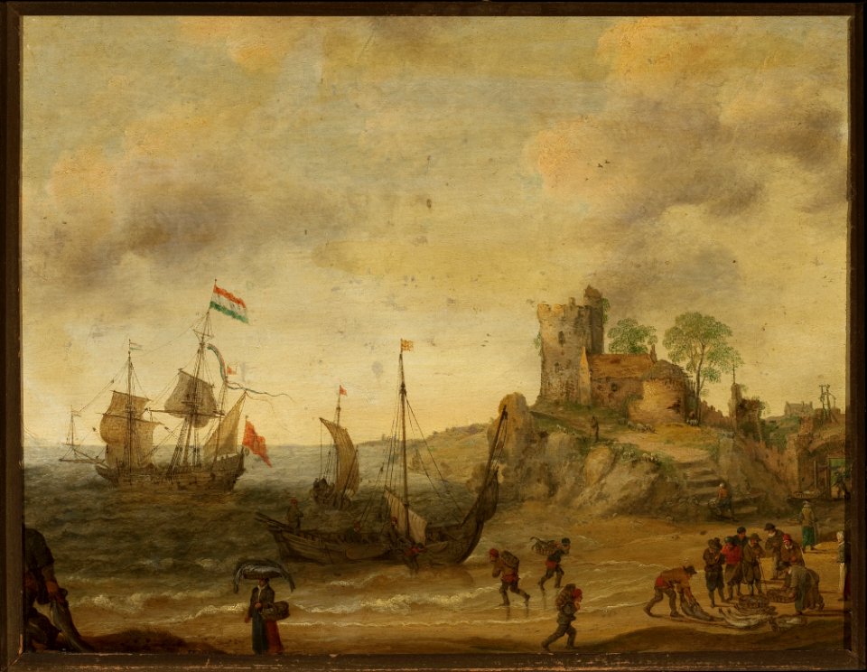 Adam Willaerts - Fishermen at the seaside - M.Ob.1820 MNW - National Museum in Warsaw