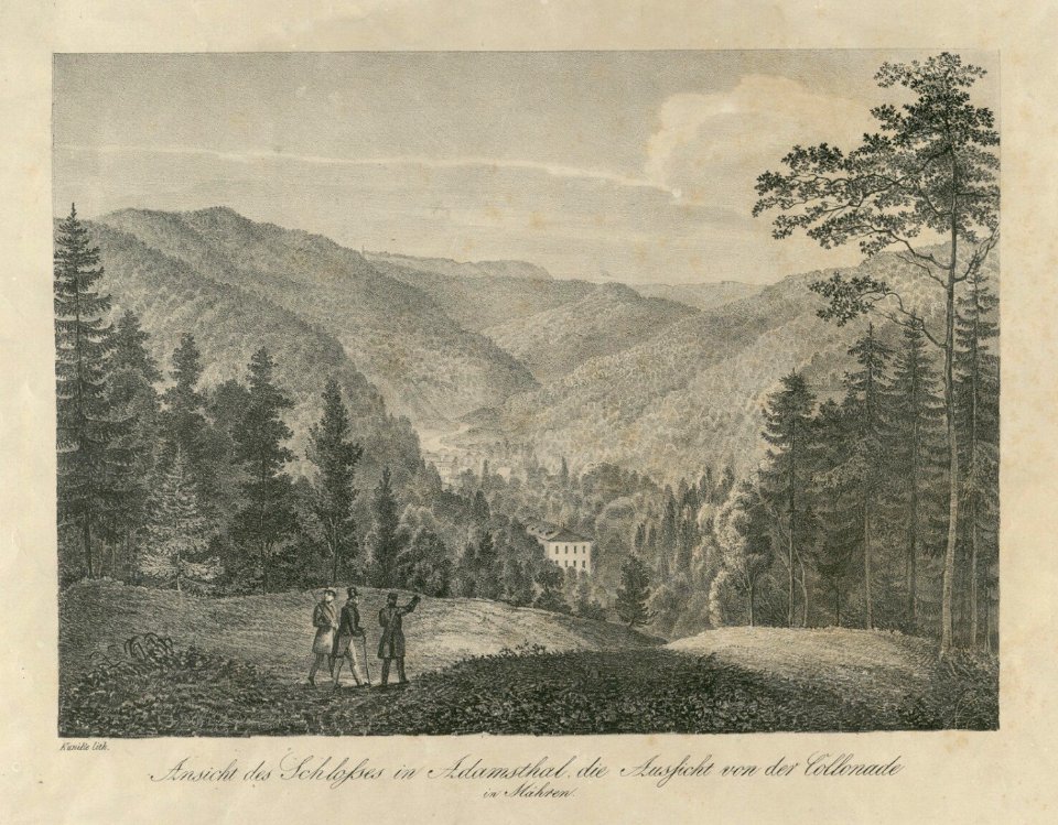 Adamov Chateau (about 1833)