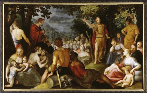 Adam van Noort - The preaching of St John the Baptist