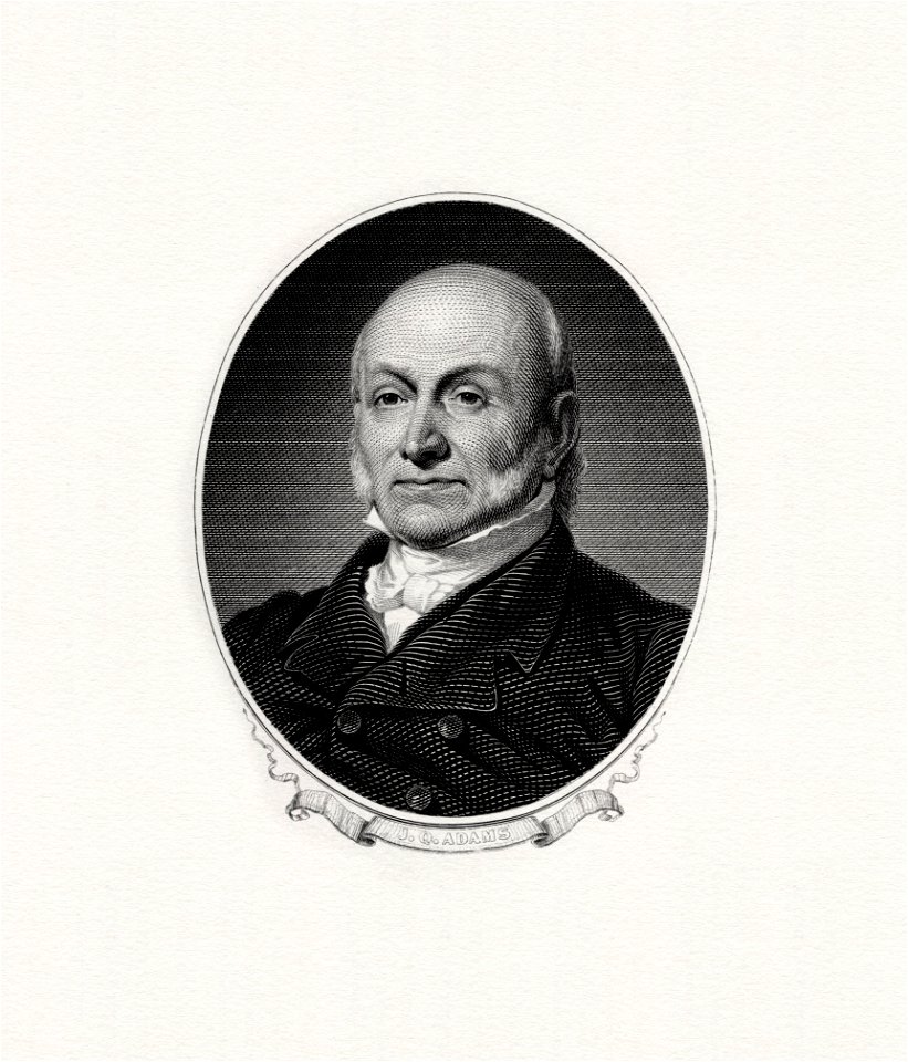 ADAMS, John Q-President (BEP eng portrait restored)