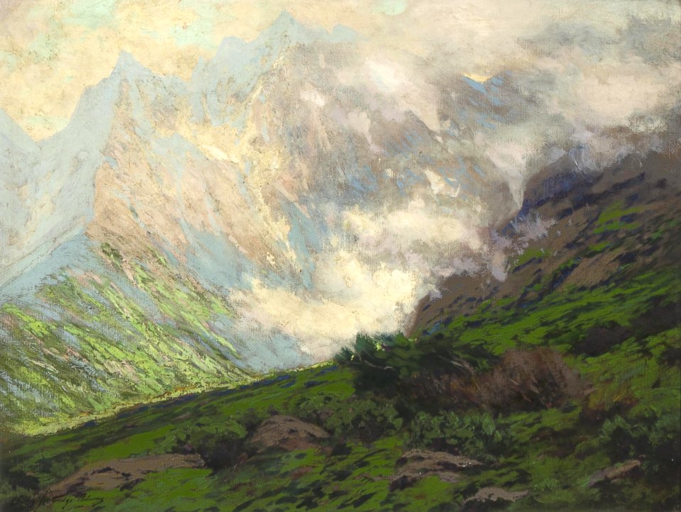 Storm Clouds Lifting, Southern Colorado by Charles Partridge Adams, ca. 1915