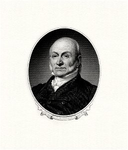 ADAMS, John Q-President (BEP engraved portrait). Free illustration for personal and commercial use.