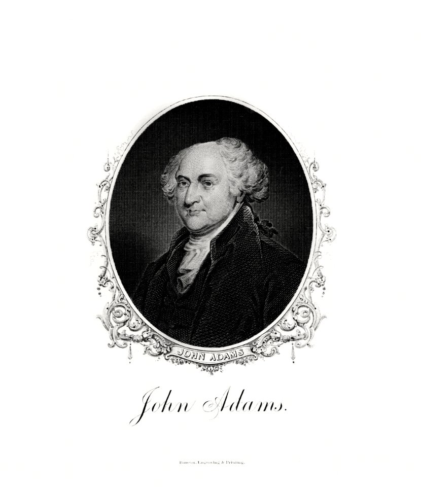 ADAMS,John-President (BEP eng portrait restored)