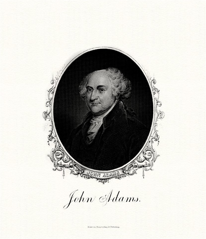 ADAMS,John-President (BEP engraved portrait)