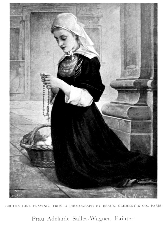 Adelaïde Salles-Wagner - Breton Girl Praying