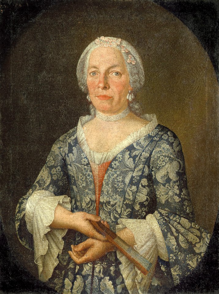 Adelsportrait c1780 02 mit Fächer