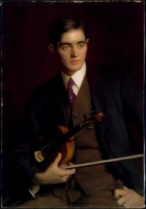 Adelaide Cole Chase - The Violinist (John Murray) - 16.97 - Museum of Fine Arts