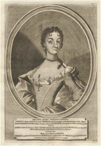 Adelajida Dąbska (Radzivił). Адэляіда Домбская (Радзівіл) (H. Lajbovič, 1758)