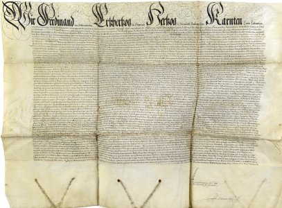 Adelsbestätigung Rueppen 1591
